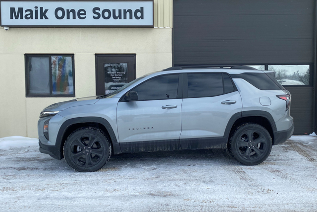 2025 Chevrolet Equinox with professional window tint in North Bay